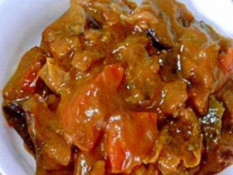 ハロウインの残りで、カレーを！